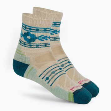 Női Smartwool Hike Light Cushion Retro Floral Mid Crew zokni holdfény zokni