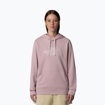 The North Face női Drew Peak Light Hoodie fém rózsaszín/fehér dűne melegítőfelső