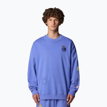 The North Face Mountain Cleanup pulóver virtuális kék színben