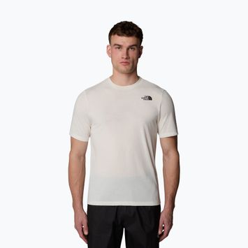 Férfi póló The North Face Foundation Mountains Faces Tee fehér dune