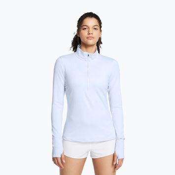 Női Under Armour Launch Pro Half Zip Nimbusz kék/fényvisszaverő futó hosszú ujjú ruha