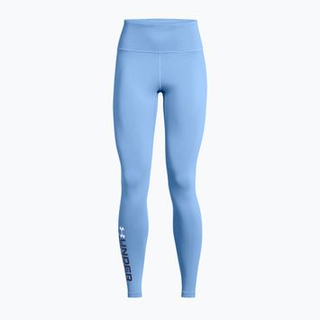 Under Armour Campus Graphic női edző leggings horizon kék/tech kék/fehér