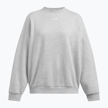 Under Armour női Rival Fleece OS Crew mod szürke világos szürke/fehér melegítőfelső