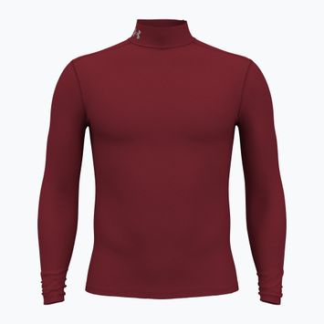 Férfi Under Armour Elite Mock CG kardinál/metál ezüst hosszú ujjú ruha