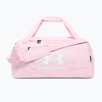 Under Armour Undeniable 5.0 Duffle M 58 l prím rózsaszín/prím rózsaszín/fehér táska