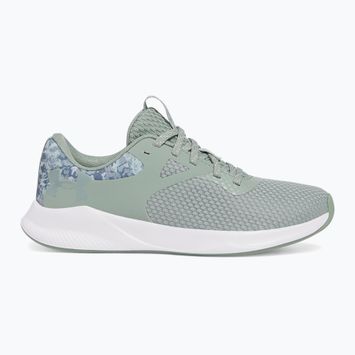 Under Armour Charged Aurora 2+ szilika zöld/fehér/metál szilika női edzőcipő