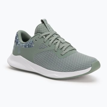 Under Armour Charged Aurora 2+ szilika zöld/fehér/metál szilika női edzőcipő