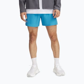 Under Armour Launch 5" férfi futónadrág éterkék / esőszürke / fényvisszaverő