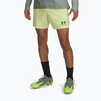 Férfi Under Armour Challenger Pro Woven futball rövidnadrág sonic yellow / fekete