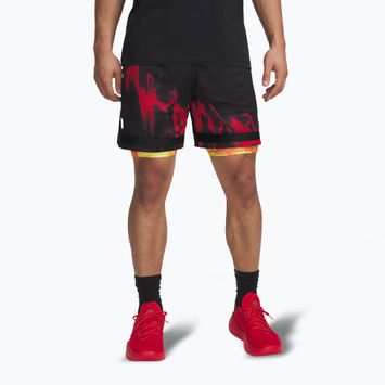 Férfi kosárlabda rövidnadrág Uder Armour Curry Statement I fekete / tűz