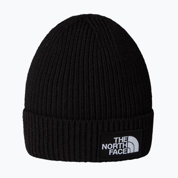 The North Face logós dobozos, mandzsettás gyermek téli sapka