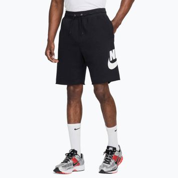 Férfi Nike Club rövidnadrág fekete/fekete/fehér