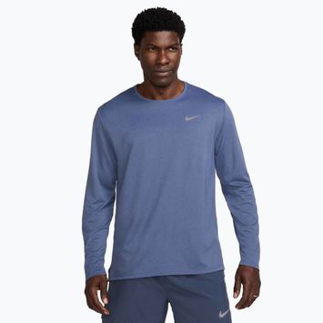 Férfi Nike Miler Dri-Fit UV diffúz kék hosszú ujjú futócipő