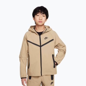 Nike Tech Woven gyermek dzseki ejtőernyő bézs/ernyő bézs/fekete