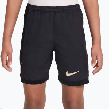Gyerek focirövidnadrág Nike Academy Dri-Fit Jr black/black/pale ivory/ pale ivory