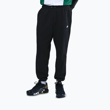 Férfi melegítőnadrág Nike Club Cuffed Brushed black/black/white