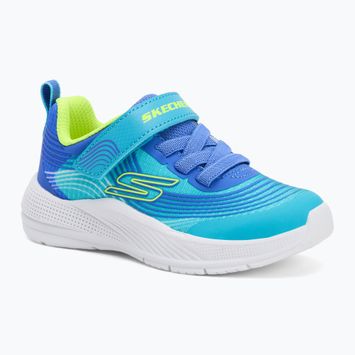 SKECHERS Microspec Advance gyermek cipő türkizkék