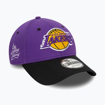 Baseballsapka New Era Side Patch 940 Lakers purple