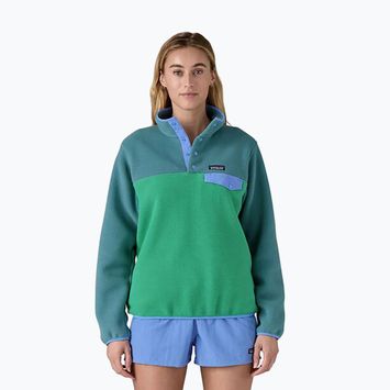Patagonia női trekking pulóver LW Synch Snap-T P/O heartleaf zöld