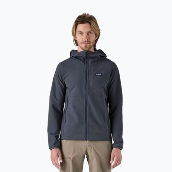 Férfi Patagonia R1 TechFace Sweatshirt smolder kék