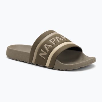 Napapijri férfi flip-flop NP0A4IQV sötét olíva 2