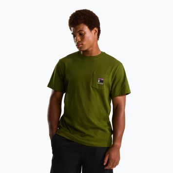 Férfi póló The North Face Mountain Logo Relaxed woodland green