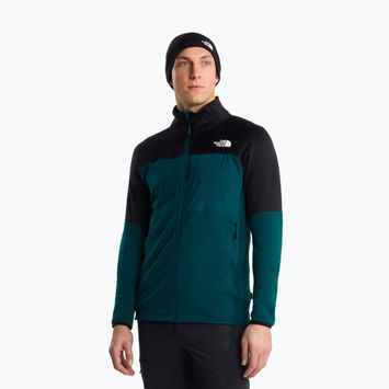 Férfi trekking pulóver The North Face Polartec Powergrid Stormgap pacific teal/tnf black