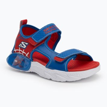 SKECHERS Creature Splash kék/piros gyermek szandálok