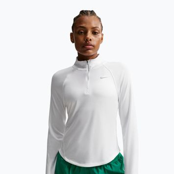 Női futó hosszú ujjú Nike Tempo Swoosh Run Dri-Fit 1/4-Zip white/black