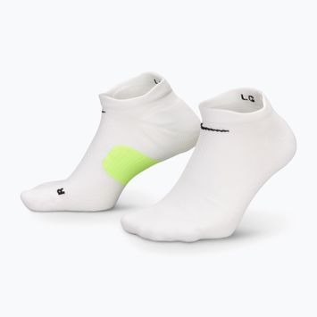 Zoknik Nike Running Midweight No-Show white/volt/black