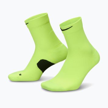 Zoknik Nike Running Midweight Micro Crew Volt/Black/Black