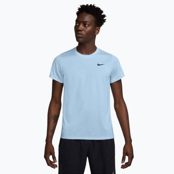 Férfi Nike Court Dri-Fit Victory teniszpóló celesztin kék / fekete