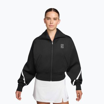 Női tenisz felső Nike Advantage Dri-Fit FZ black/white