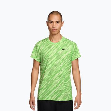 Férfi teniszpóló Nike Court Dri-Fit Victory Print mean green/black