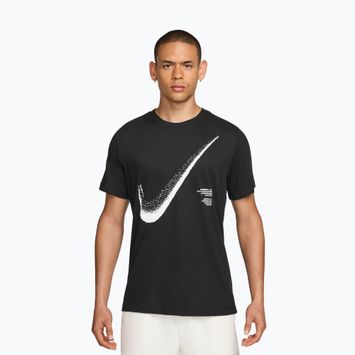 Férfi edzőpóló Nike HBR Dri-FIT black/white