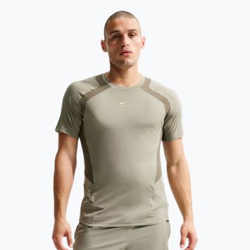 Férfi edzőpóló Nike Pro Training Dri-Fit light army/medium olive/light liquid lime