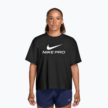Női edzőpóló Nike Pro Dri-Fit Loose black/white