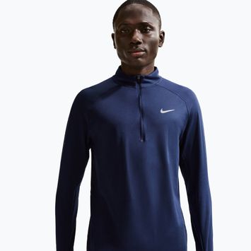 Férfi futó felső Nike Stride 1/4 Zip Dri-Fit midnight navy