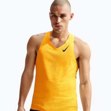 Férfi futópóló Nike AeroSwift Dri-Fit ADV laser orange/black