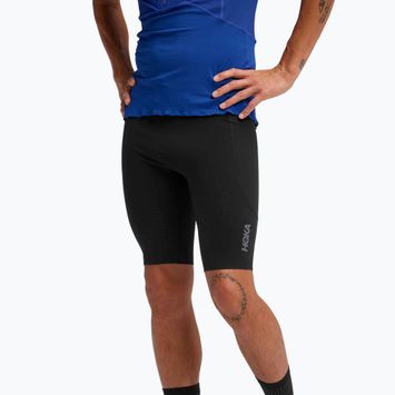 Férfi futó leggings HOKA Skybreeze Half fekete