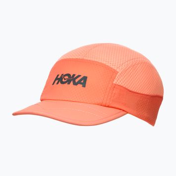 Baseball sapka HOKA Trail Race neon cantaloupe