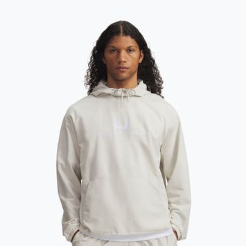 Férfi kapucnis pulóver Under Armour Unstoppable Woven Hoodie summit white/white