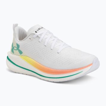 Női futócipő Under Armour Velociti SPD white/orange bloc/metallic silver