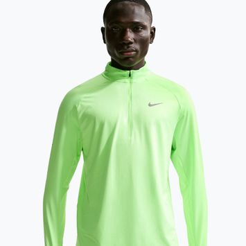 Férfi futófelső Nike Stride 1/4 Zip Dri-Fit lime blast