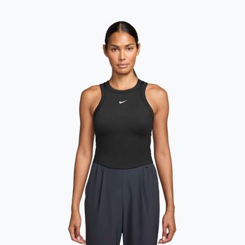 Női trikó Nike One Fitted Dri-Fit Cropped Tank thunder black/white