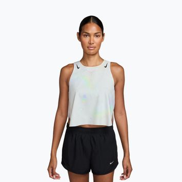 Női futótrikó Nike AeroSwift Dri-Fit ADV Cropped Tank Top off-white/black