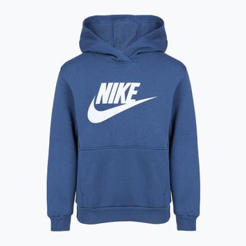 Gyerek pulóver Nike Club Fleece Hoodie mystic navy/white