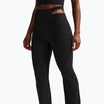 Női edzőnadrág Nike Zenvy High-Waisted Flared black/pcg3c