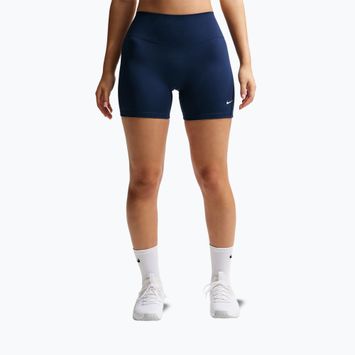 Női edző rövidnadrág Nike One midnight navy/white