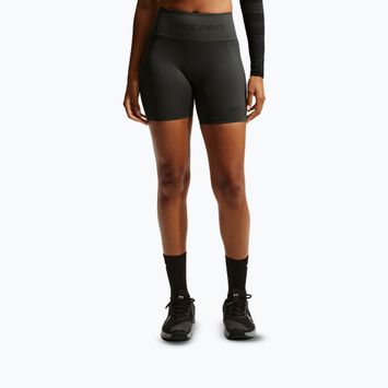 Női rövidnadrág Nike Pro Seamless High-Waisted Biker 5" dark smoke grey